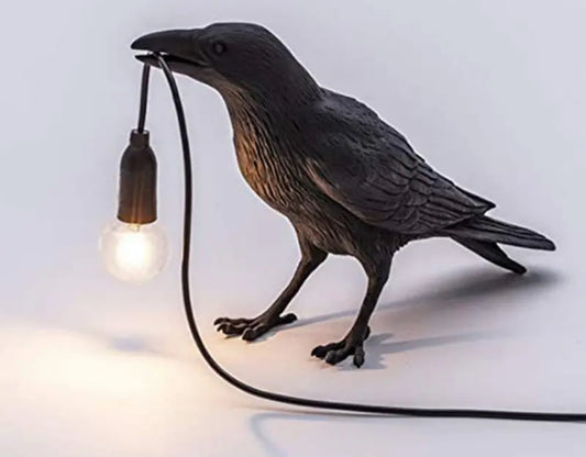 Edgar Allan Crow Lamp