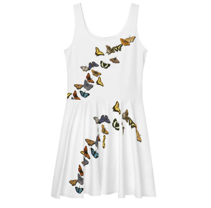 Butterflies Flared Dress