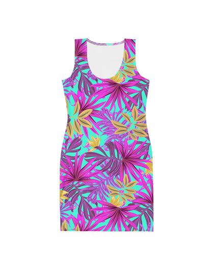 Paradise Tropical Fitted Dress