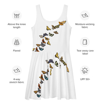 Butterflies Flared Dress