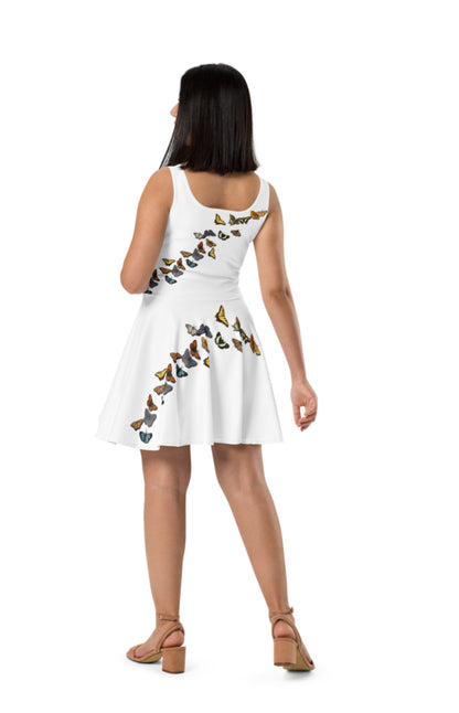 Butterflies Flared Dress