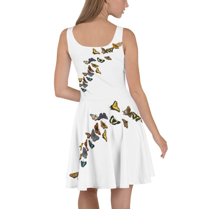 Butterflies Flared Dress